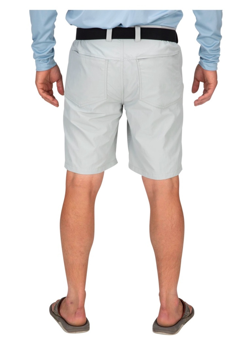 Simms Superlight Fishing Hiking Shorts Men’s 34 Oyster Gray UPF 50 - Picture 2 of 14